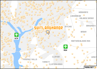 map of Suitland Manor