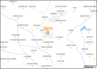 map of Suixi