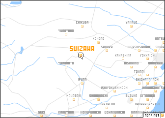 map of Suizawa