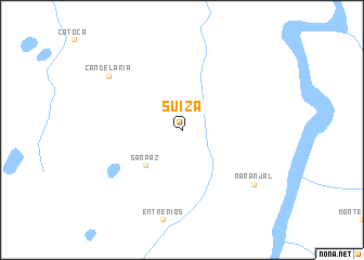 map of Suiza