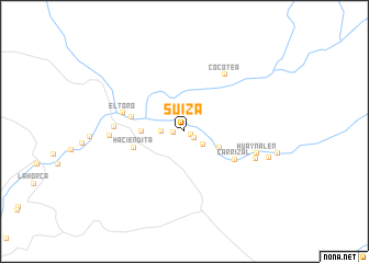 map of Suiza