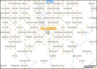 map of Sujābād