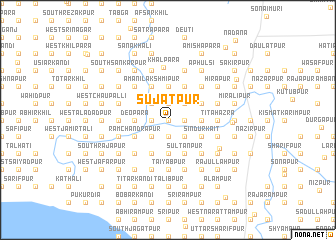 map of Sujātpur