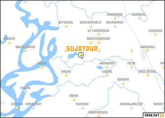 map of Sujātpur