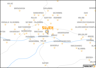 map of Sūjeh