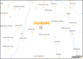 map of Sujiaqiao