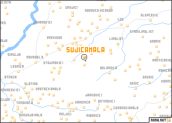 map of Sujića Mala