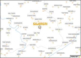 map of Sujŏng-ni