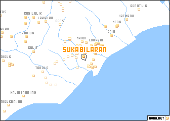 map of Sukabilaran