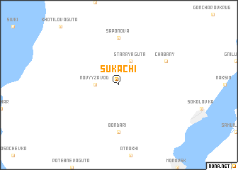 map of Sukachi