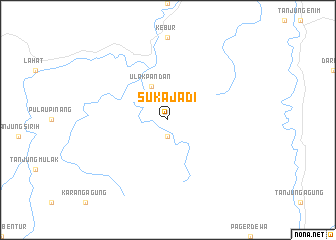 map of Sukajadi