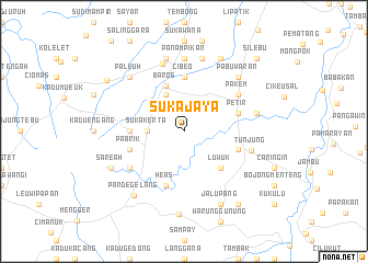 map of Sukajaya