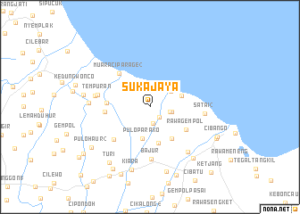 map of Sukajaya