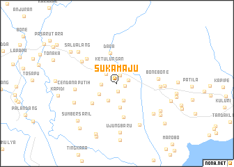 map of Sukamaju