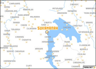map of Sukamanah