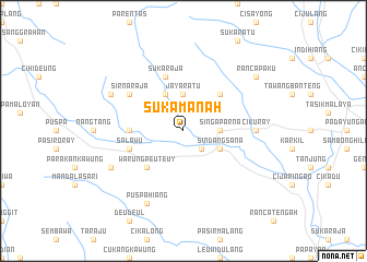 map of Sukamanah