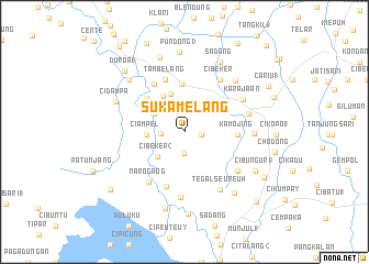 map of Sukamelang