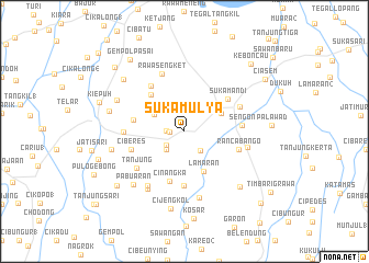 map of Sukamulya