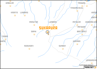 map of Sukapura