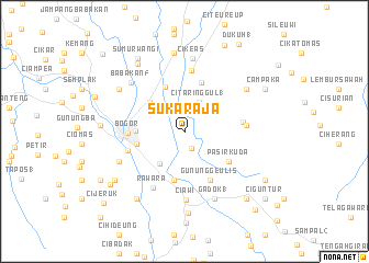 map of Sukaraja