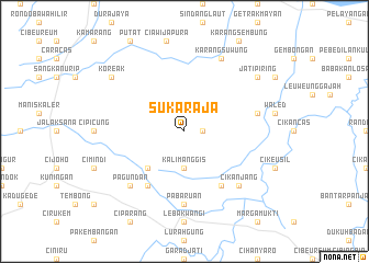 map of Sukaraja