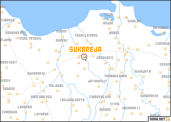 map of Sukareja