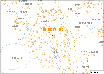 map of Sukarevina