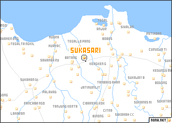 map of Sukasari