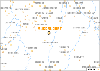 map of Sukaslamet