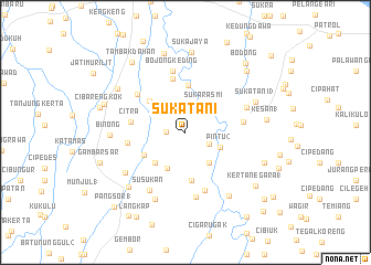 map of Sukatani