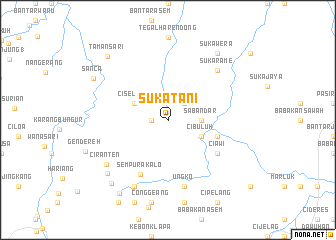 map of Sukatani