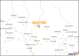 map of Sukatani