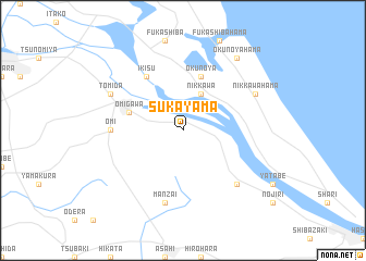 map of Sukayama