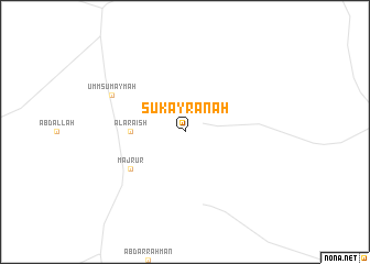 map of Sukayrānah