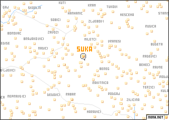 map of Šuka