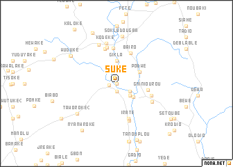 map of Suke