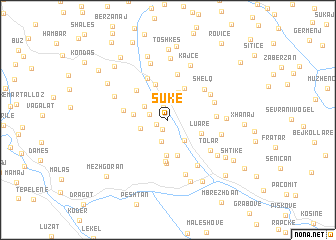 map of Sukë