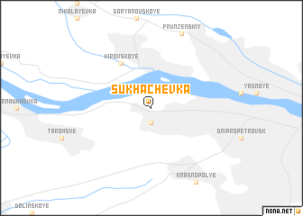 map of Sukhachëvka