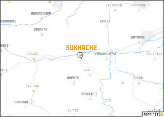 map of Sukhache