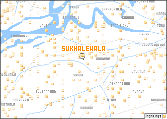 map of Sukhalewāla