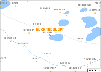 map of Sukhangulova
