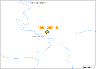 map of Sukhanova