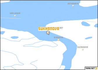 map of Sukhanova