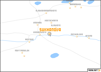 map of Sukhanova