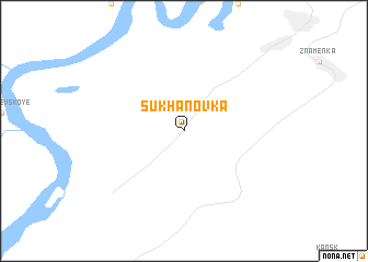 map of Sukhanovka