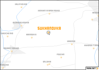map of Sukhanovka