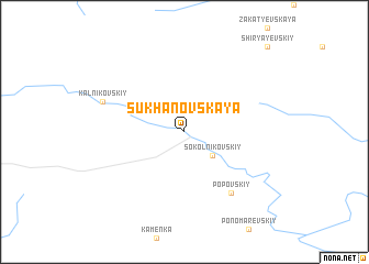 map of (( Sukhanovskaya ))