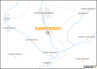 map of Sukhanovskiy