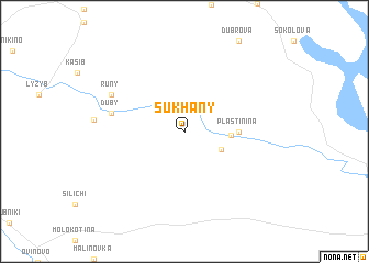 map of Sukhany