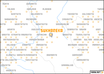 map of Sukha Reka